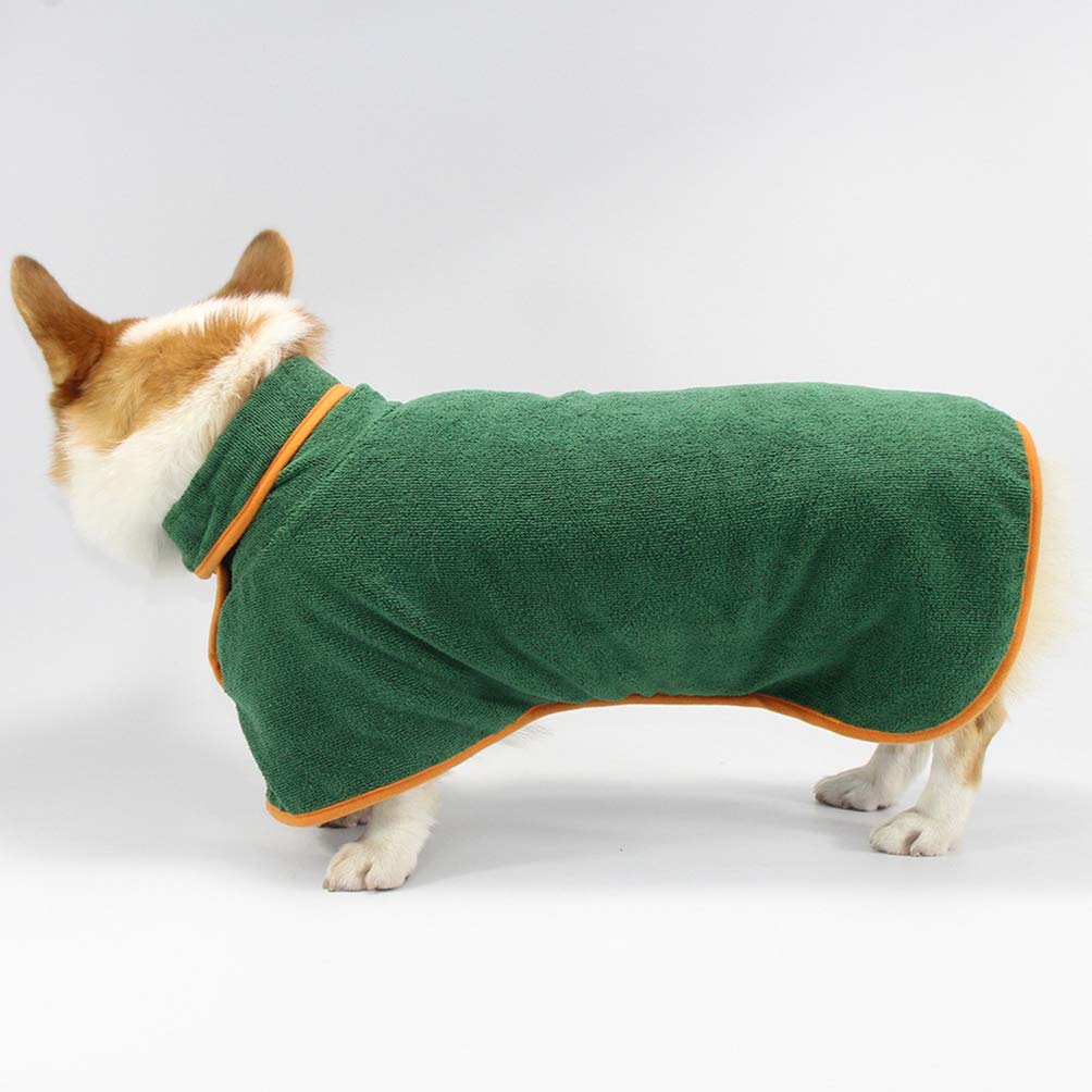 VILLCASE Wearable Dog Towel Robe with Hood - Soft Absorbent Pet Bathrobe for Dogs & Cats - Quick Drying Grooming Towel for Puppy Bath Time, After Swimming & Outdoor Adventures