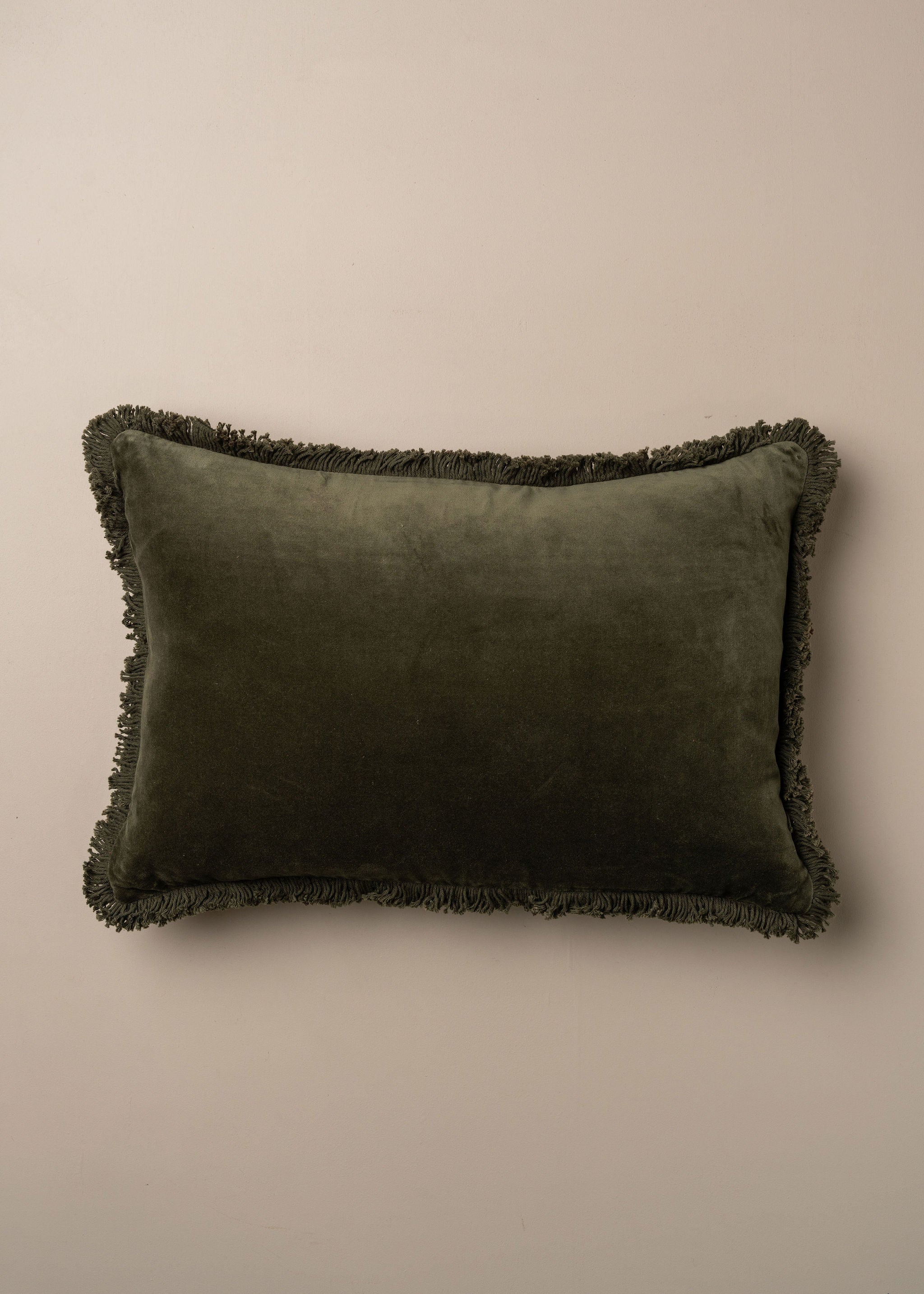 Luxury Velvet Cushion Cover - Dark Olive Green Soft Pillow Case for Sofa, Bed, Chair - Home Decor & Comfort Upgrade