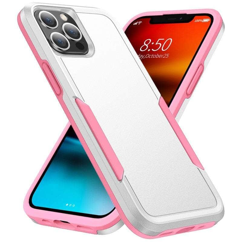 Shockproof iPhone 15 Pro Case - Rugged Silicone Hard Cover with Military-Grade Protection | Perfect for Outdoor Adventures, Work & Travel
