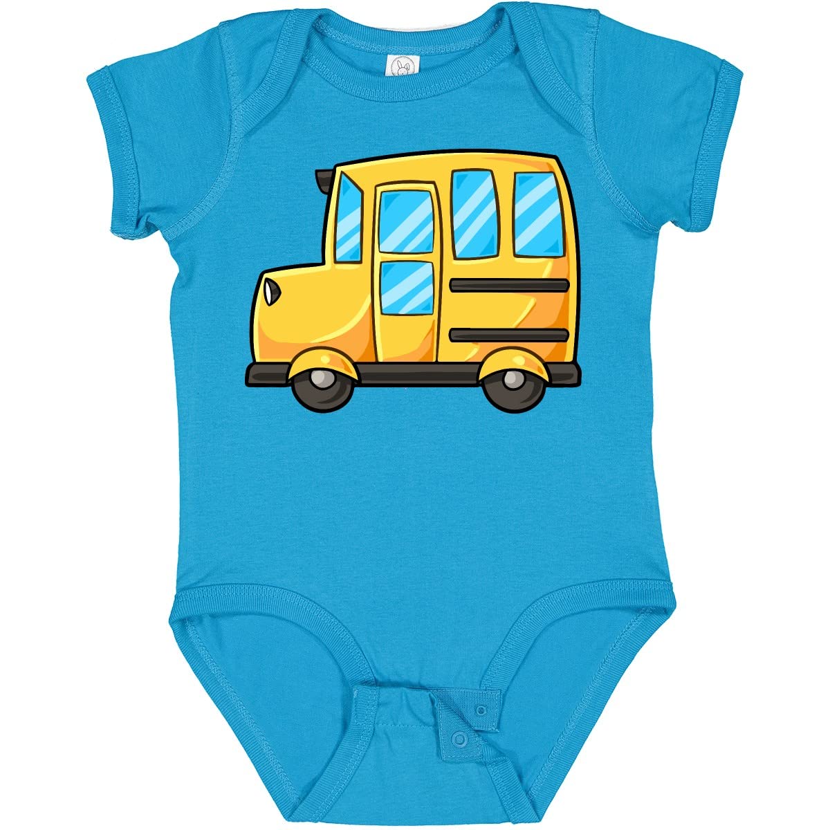Inktastic Cute School Bus Baby Bodysuit - Soft Cotton Infant Onesie for Boys & Girls - Perfect for Back to School, Daycare & Family Photos
