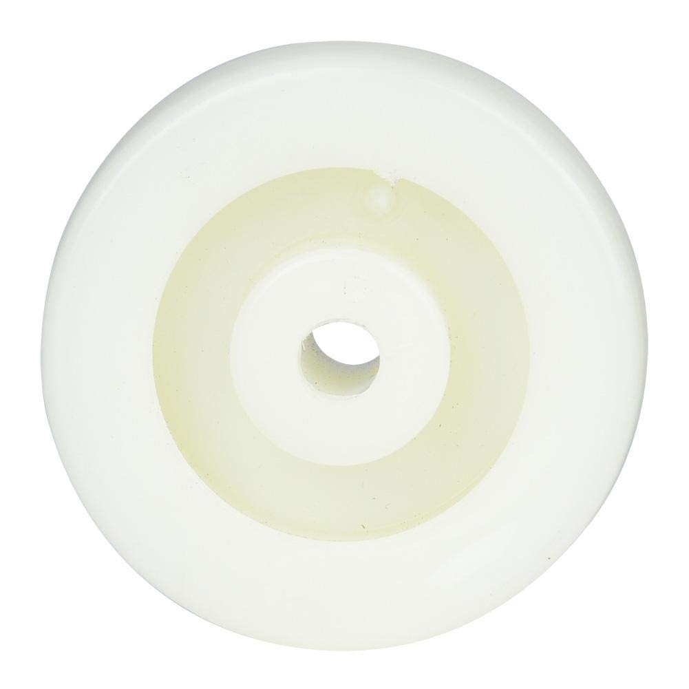 2-Inch Nylon Roller Wheel - Heavy Duty Round Pulley Caster for Small Flat Carts, Furniture & Equipment - Smooth Rolling Support Wheels (Pack of 10) - Perfect for Warehouse Carts, Dollies, Workbenches & Industrial Applications