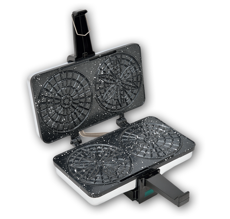 Vitantonio Traditional Italian Pizzelle Maker - Electric Waffle Cone Cookie Iron for Authentic Italian Desserts | Perfect for Holidays, Weddings & Family Gatherings
