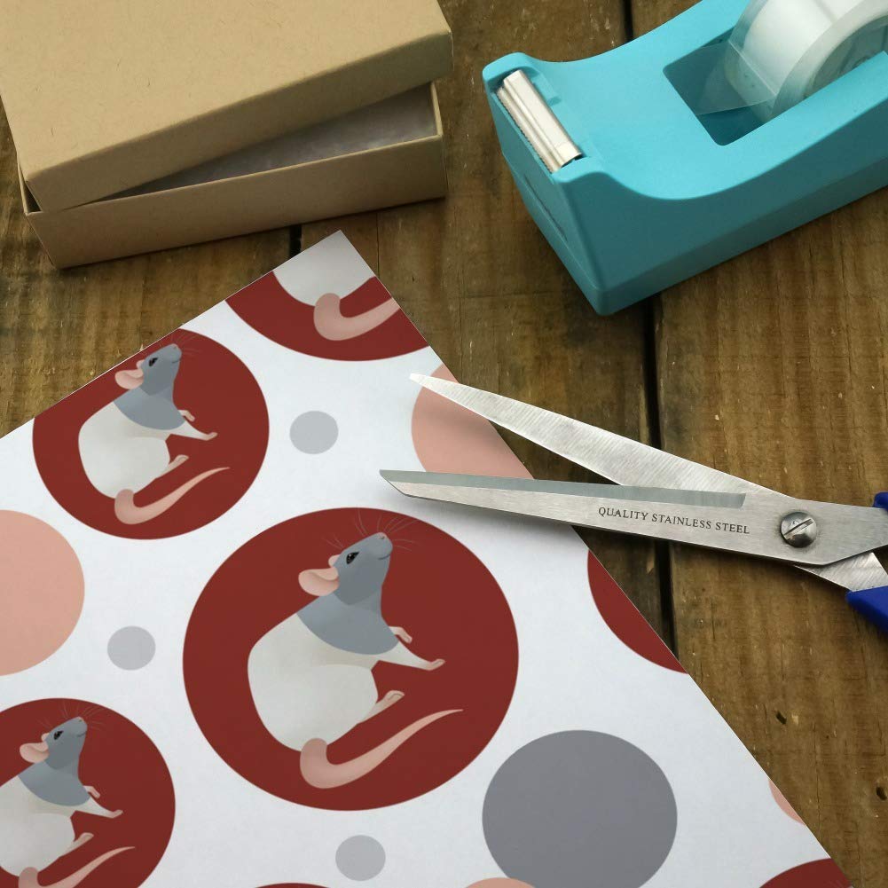 GRAPHICS & MORE Hooded Rat Themed Gift Wrap Paper Roll - Perfect for Birthday, Christmas, and Special Occasion Presents - 24