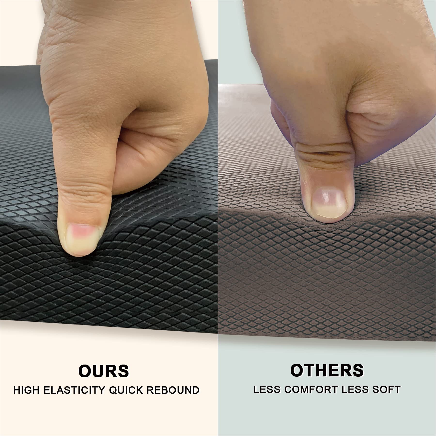 Foam Balance Pad (Large or XL) - 5BILLION Stability Pad for Physical Therapy & Balance Training | Non-Slip Exercise Mat for Yoga, Pilates, Gym Fitness & Knee Protection | Ideal for Home Workouts, Rehabilitation & Core Strengthening