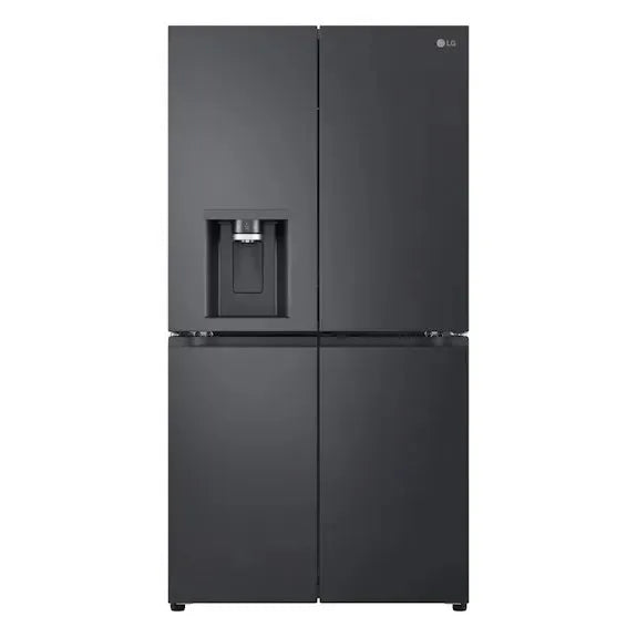 LG 637L French Door Refrigerator with Dark Stainless Steel Finish - Energy Efficient Large Capacity Fridge for Modern Kitchen & Family Use
