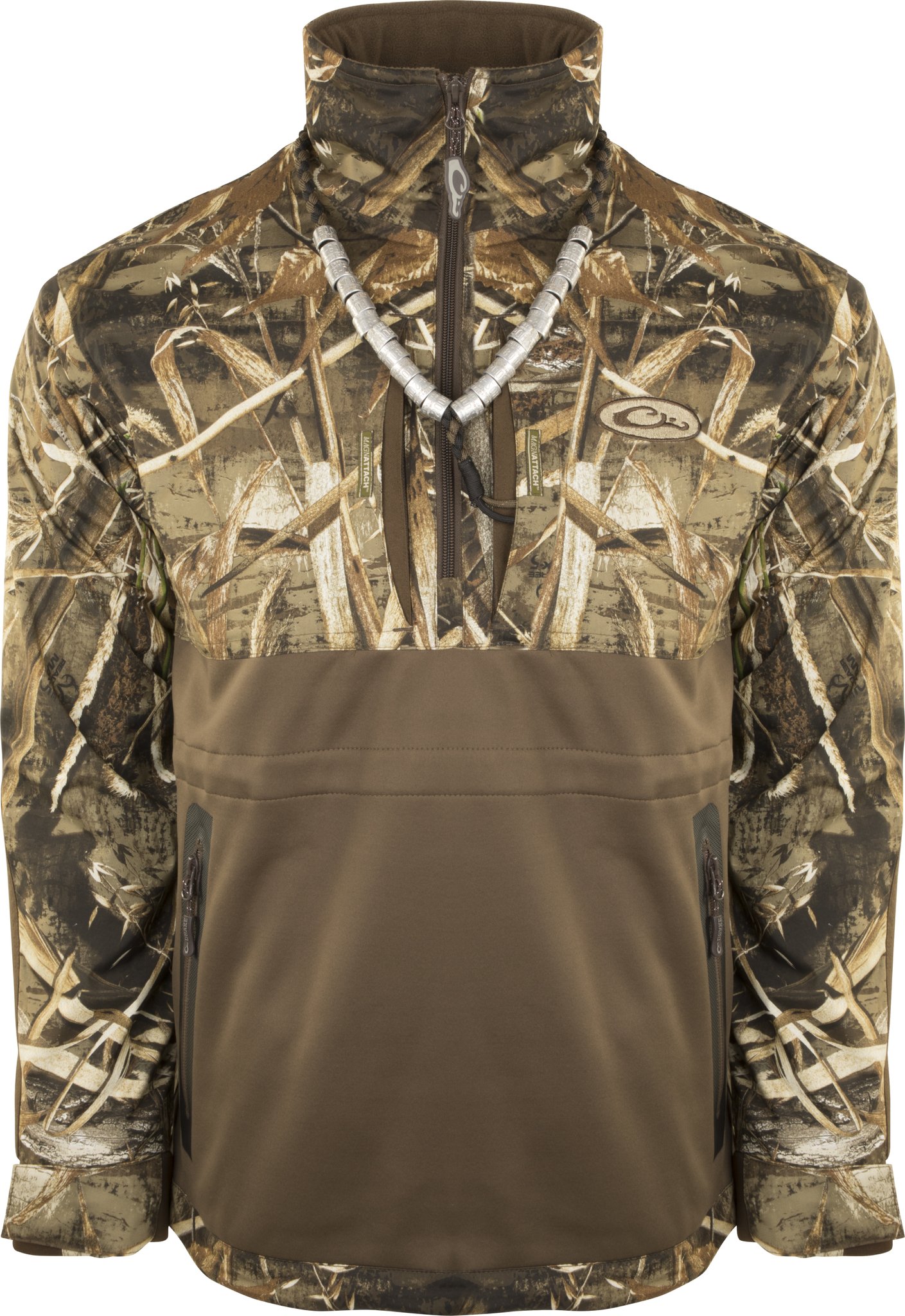 Drake Guardian 1/4 Zip Eqwader Wading Jacket - Waterproof Fishing Jacket for Men (Max5, Medium) - Ideal for Fly Fishing, Hunting & Outdoor Adventures