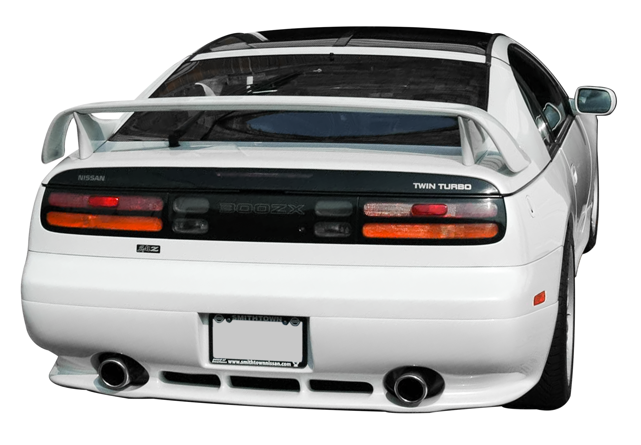 1990-1996 STILLEN Type 3 Nissan 300ZX Rear Spoiler Wing - Genuine OEM Replacement Part #1030059 - Perfect for Performance Upgrades & Car Shows