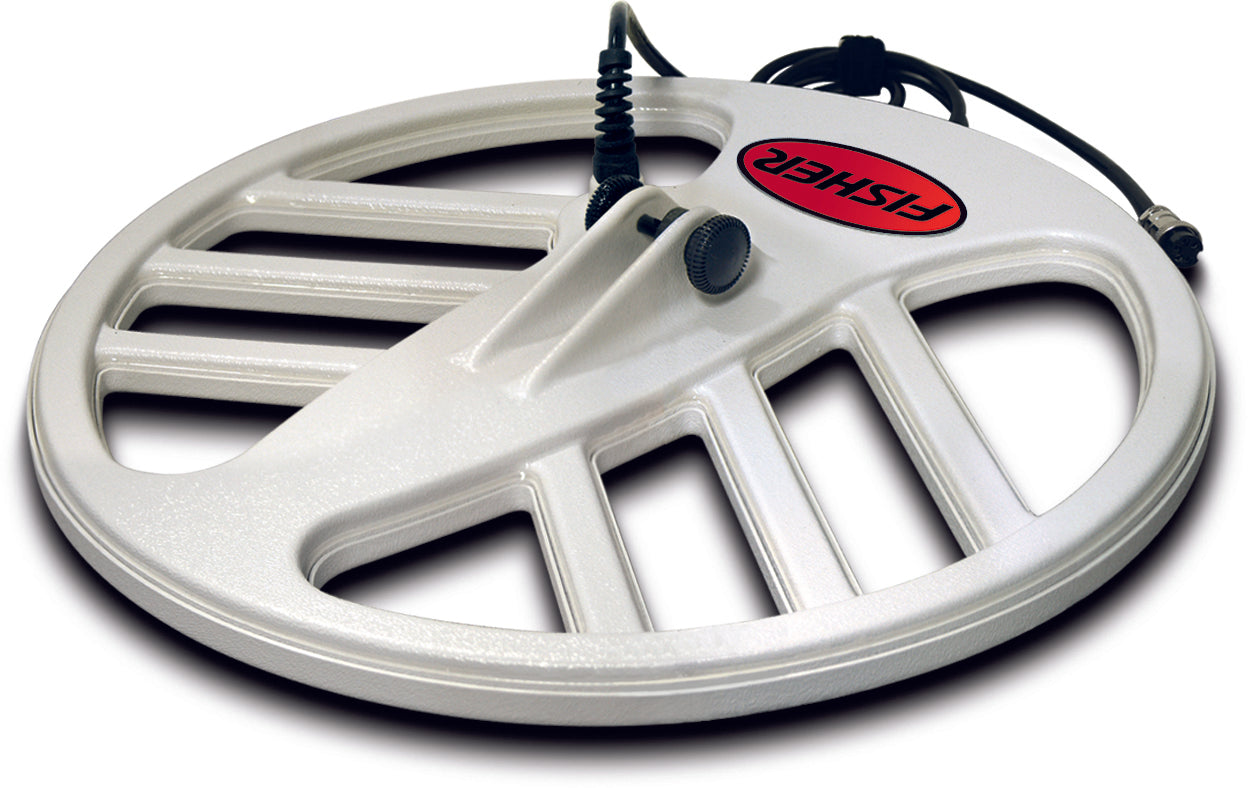 Fisher 15 DD Waterproof Metal Detector Search Coil - Compatible with F70, F75, F75+ & F75LTD Metal Detectors - Ideal for Beach Hunting, Gold Prospecting & Relic Recovery