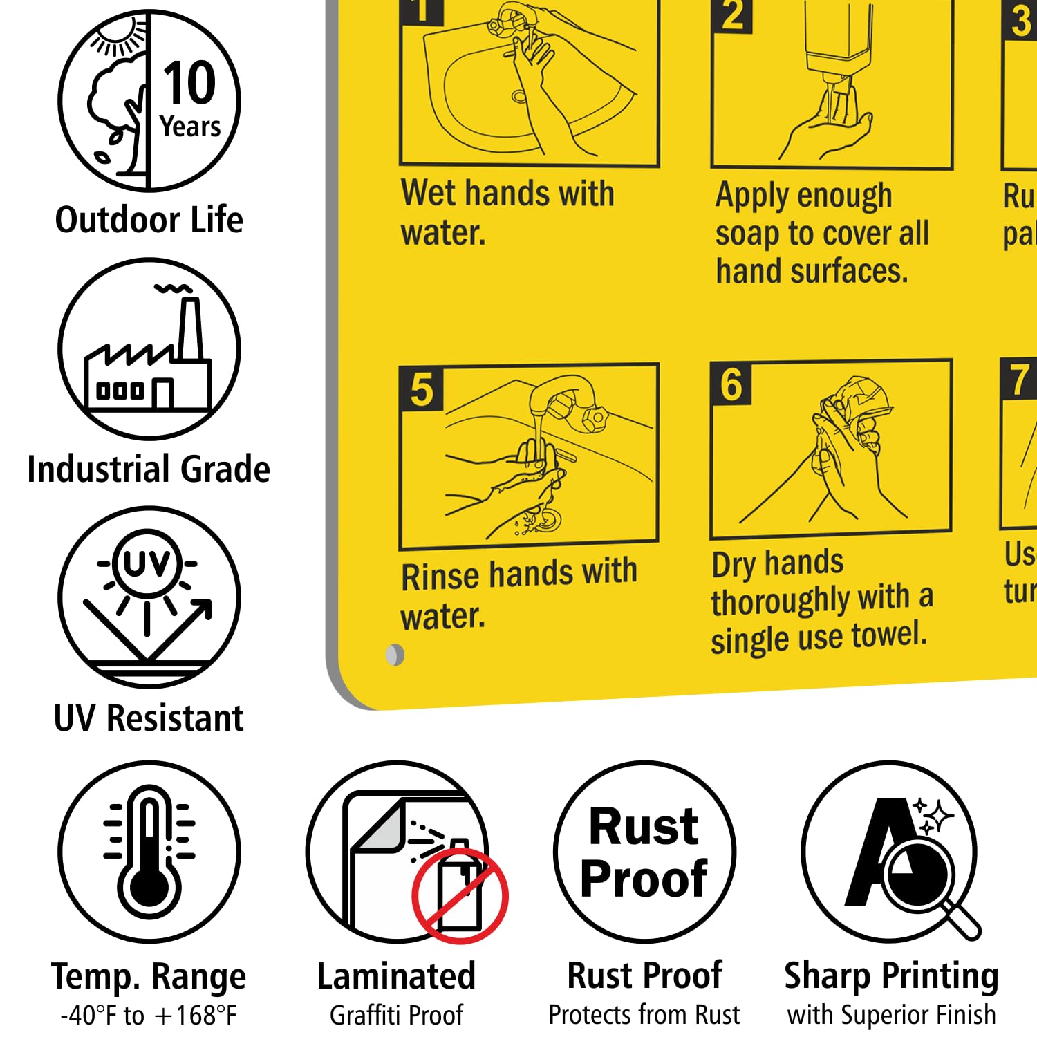 SmartSign Effective Hand Washing Sign | 12