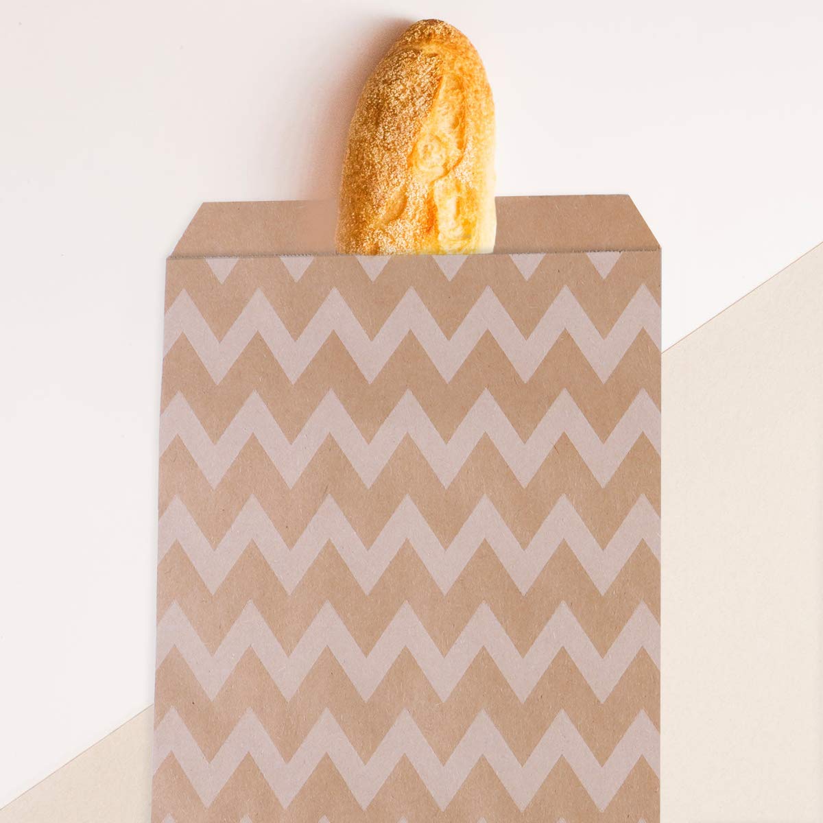 48-Piece Kraft Paper Treat Bags for Halloween Party, Breakfast Snacks, Cookies & Bread - Eco-Friendly Food Packaging for Parties, School Events & Gift Giving