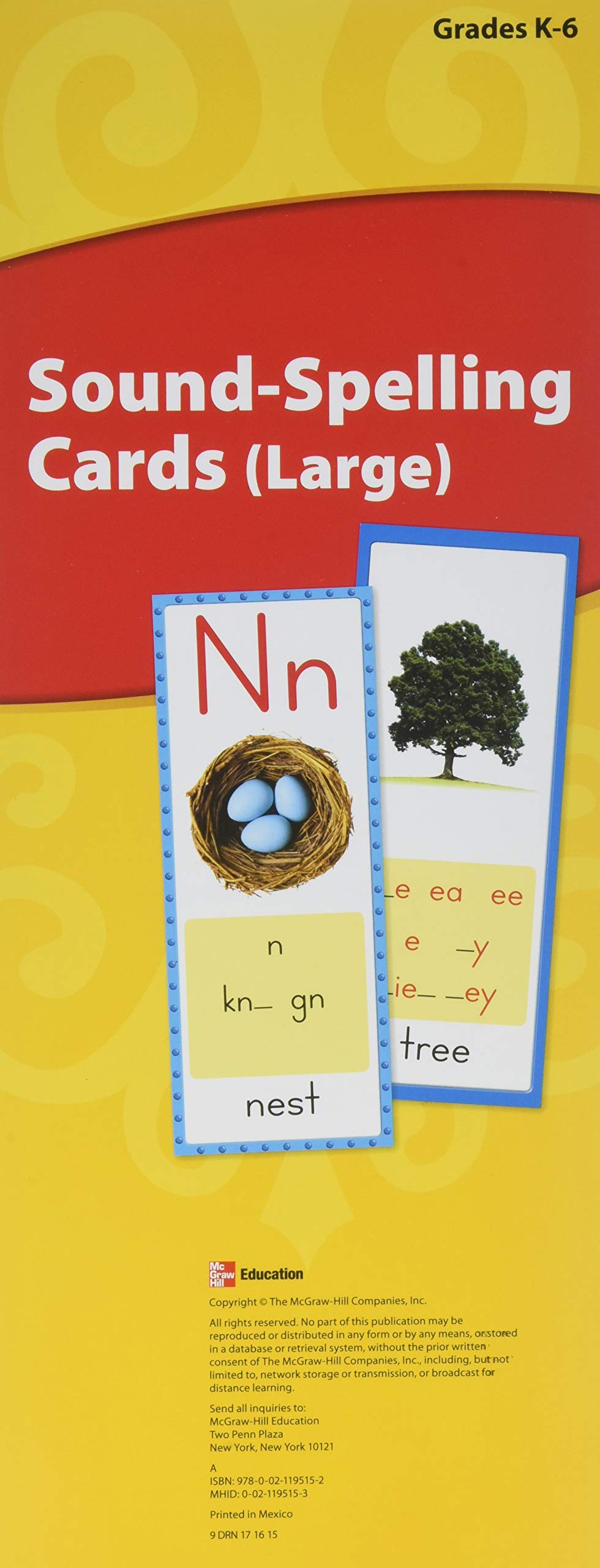 Reading Wonders Sound Spelling Cards (Large) for Grades K-6 | Elementary Core Reading | Phonics Learning Tool for Classroom & Homeschool