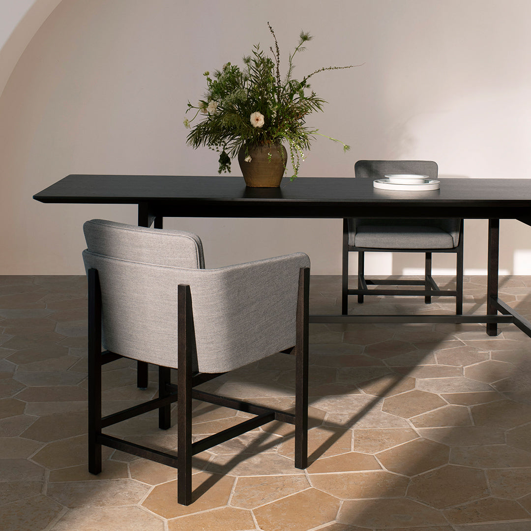 Aya Modern Dining Armchair - Comfortable Upholstered Seat for Kitchen, Dining Room & Office - Perfect for Home Decor & Entertaining