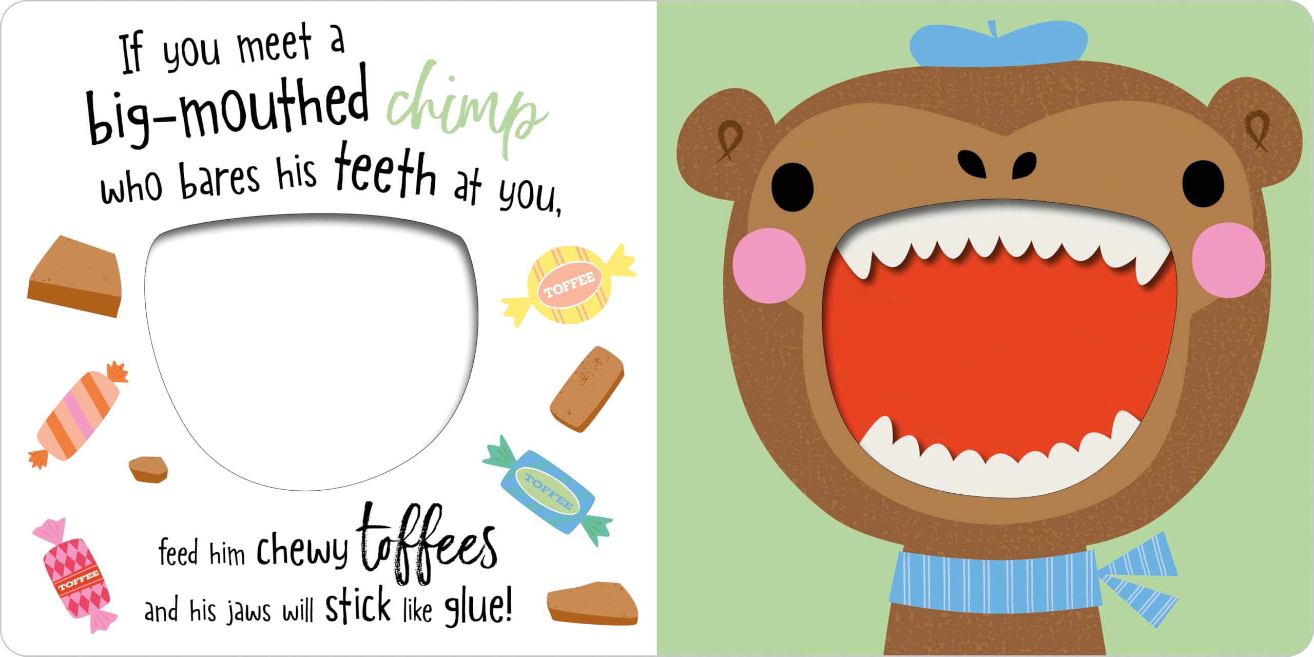 Never Feed a Bear! Felt Teeth Toy for Kids Pretend Play