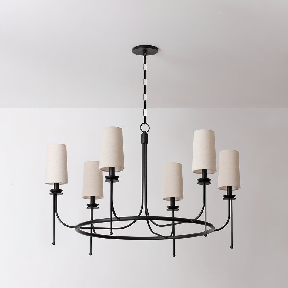 Lydia Chandelier - Elegant Crystal Ceiling Light Fixture for Dining Room, Bedroom & Living Room | Modern Home Decor Lighting | Perfect for Weddings & Interior Design