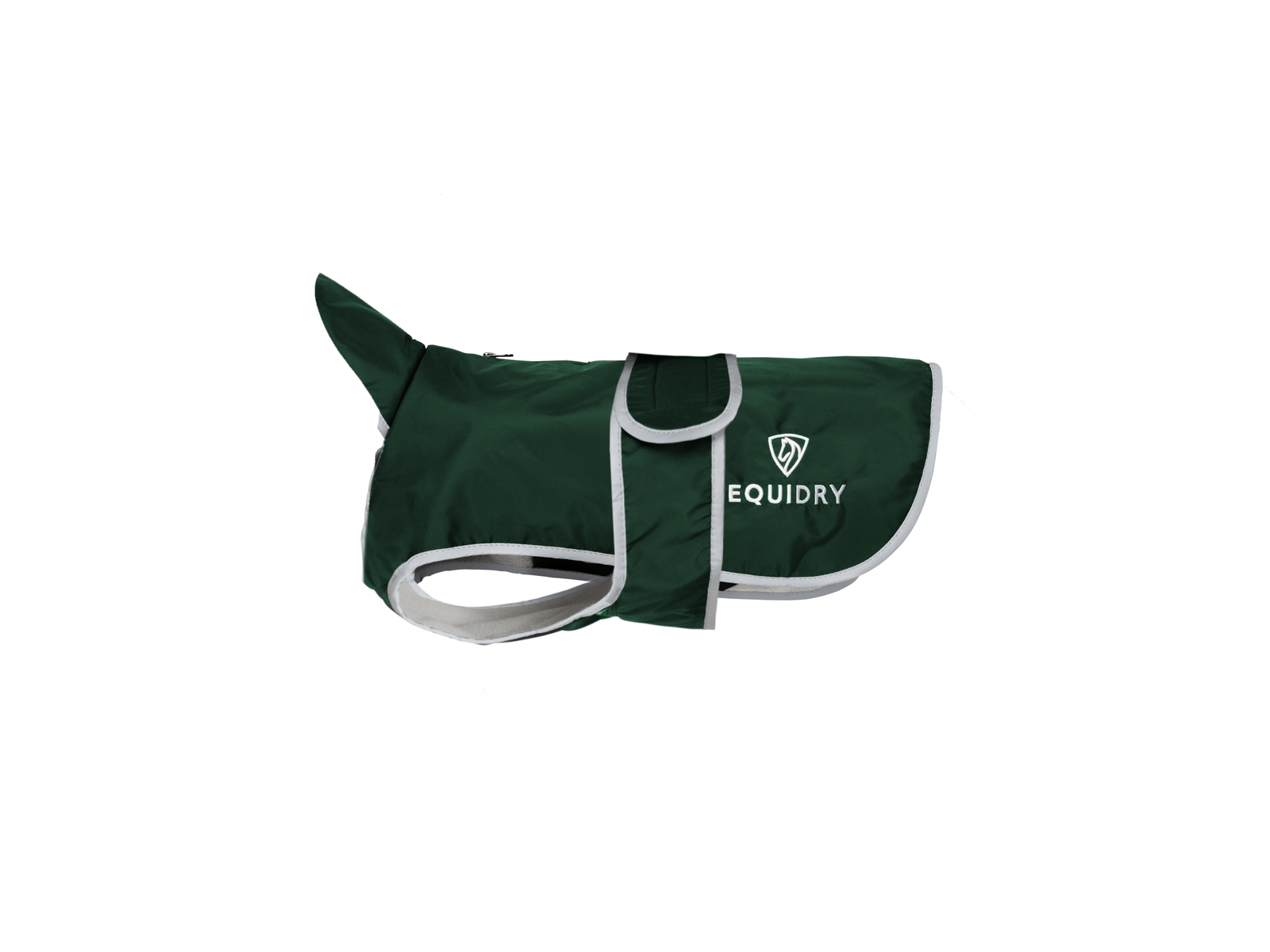 EQUIDRY Waterproof Dog Coat for Small, Medium & Large Dogs - Black Forest Green/Grey - Windproof & Warm Winter Jacket for Outdoor Adventures, Hiking & Cold Weather Protection