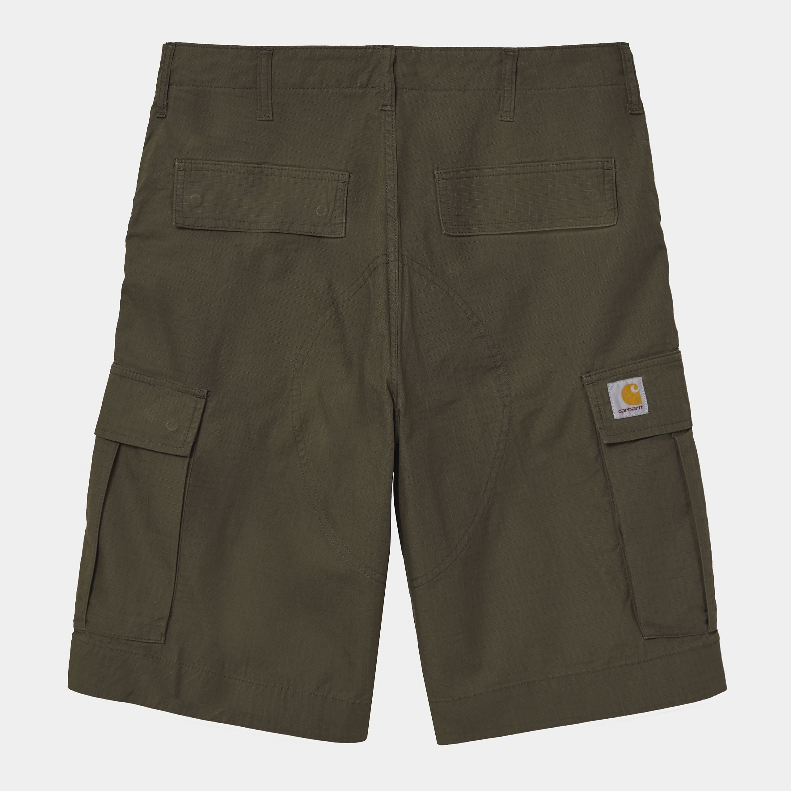 Carhartt Men's Relaxed Fit Cargo Shorts - Durable Work Shorts with Multiple Pockets - Moss Green - Ideal for Construction, Landscaping & Outdoor Activities