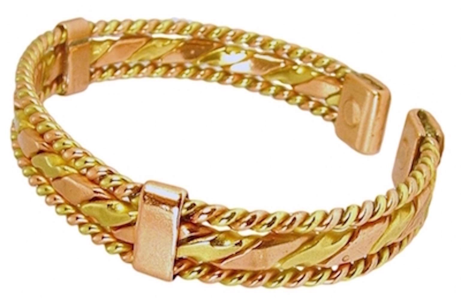 PROEXL Women's Solid Copper Magnetic Therapy Bracelet with Gift Box - Stylish Healing Jewelry for Pain Relief & Wellness