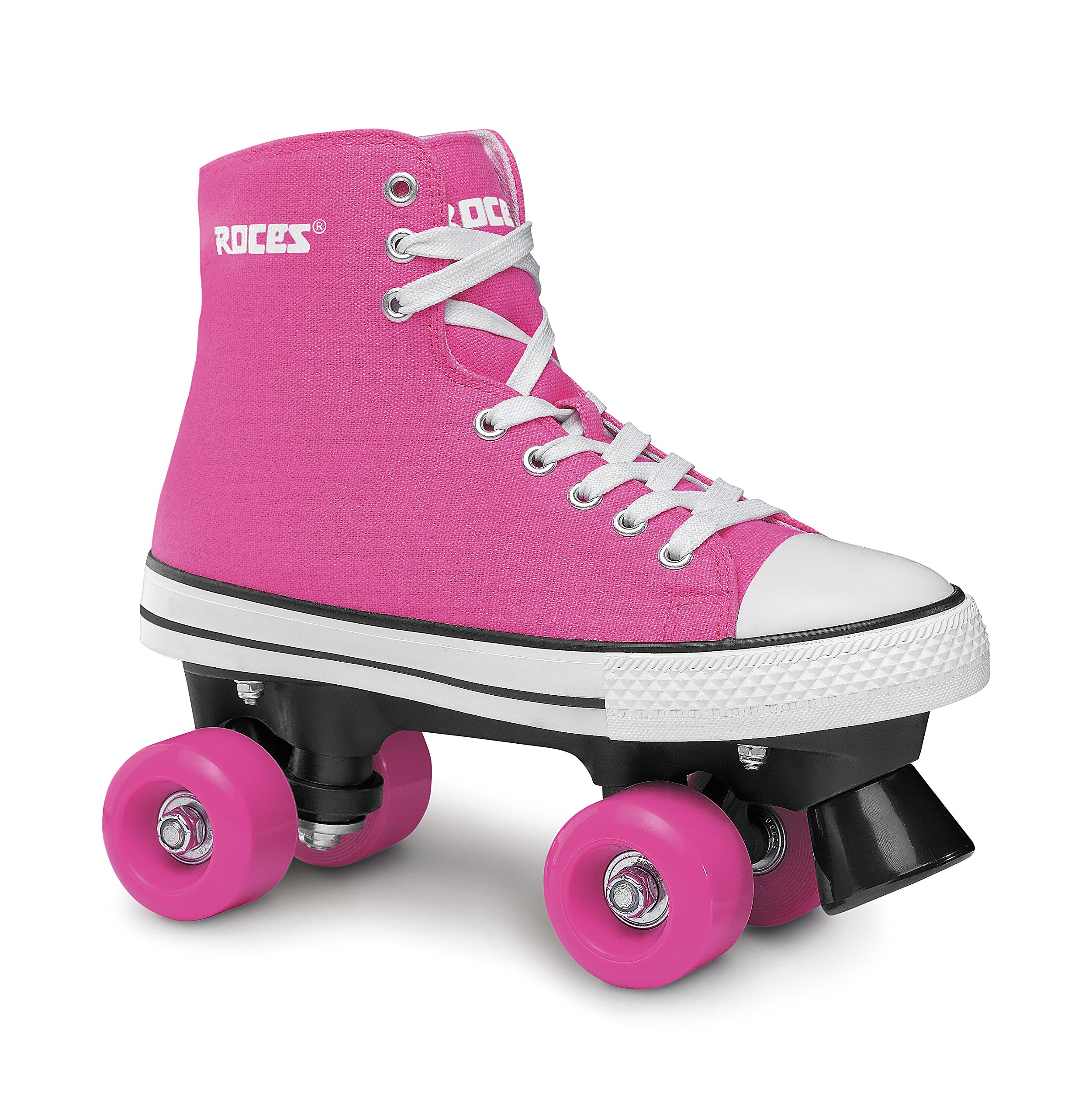 Roces Chuck Classic Roller Skates for Women & Men - Retro Quad Roller Skates with High Top Design - Perfect for Outdoor, Indoor, Rink Skating & Roller Disco Parties