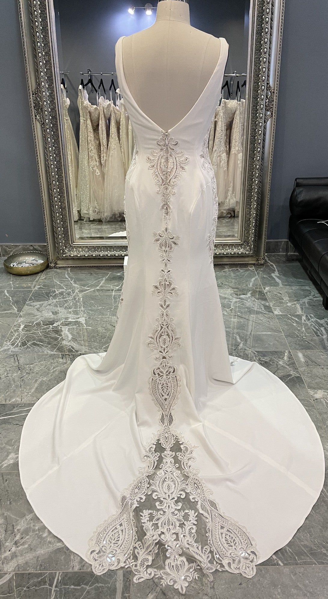 Abbott Dawn Sample Wedding Gown by Sottero & Midgley - Elegant Lace Bridal Dress for Church Ceremony & Formal Reception
