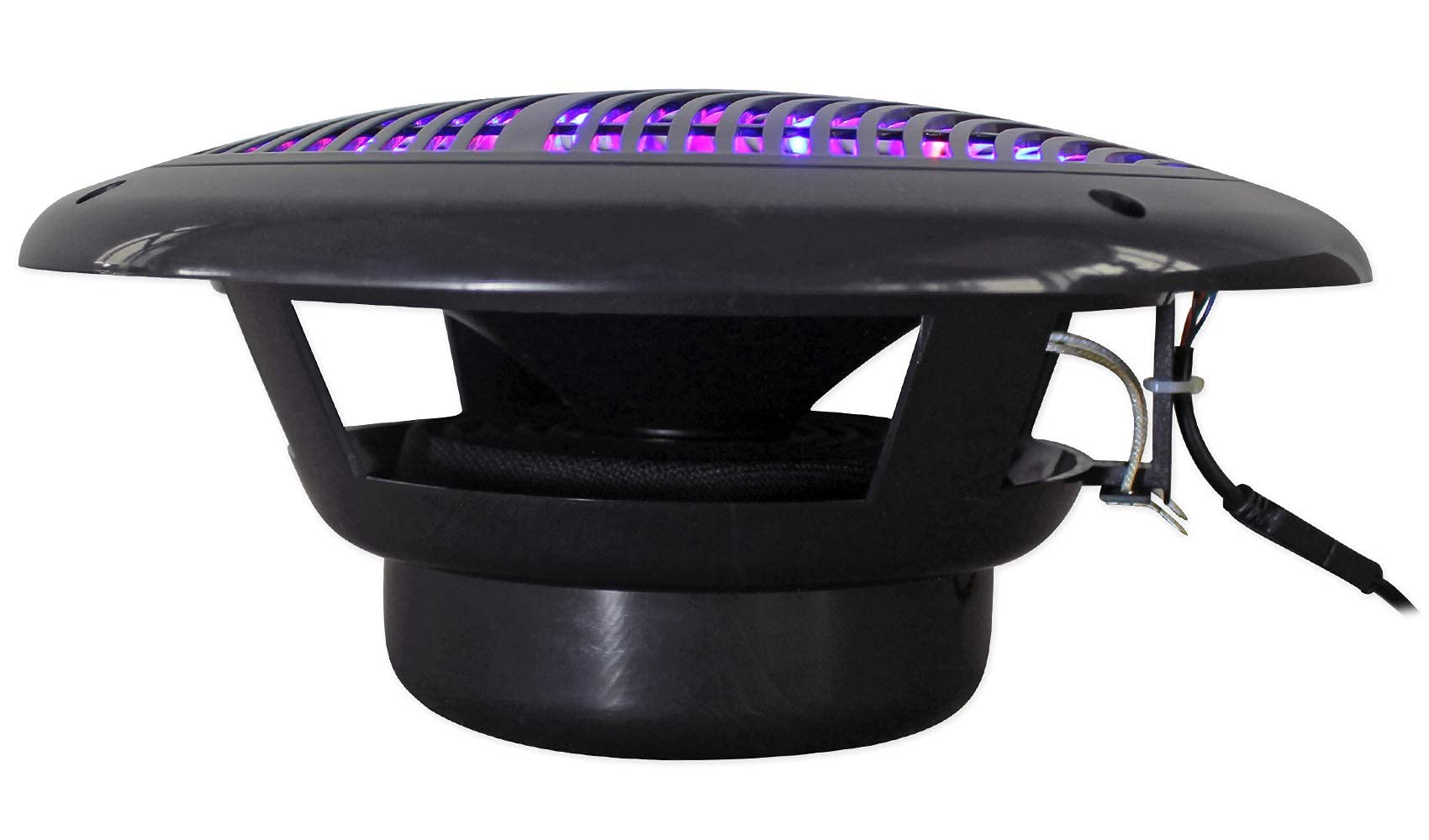 Rockville RMC80LB 8 Inch 800W Marine Boat Speakers with Multi-Color LED Lights & Remote Control - Waterproof Outdoor Audio for Boats, ATVs, UTVs, and Pool Parties