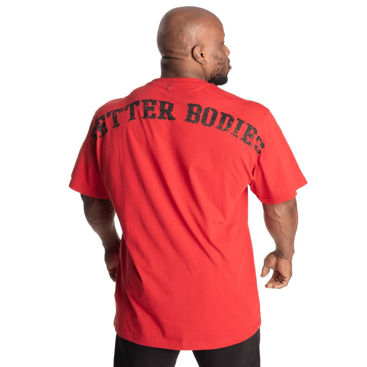 Better Bodies Union Original T-Shirt - Premium Cotton Tee in Chili Red for Men & Women | Casual Wear, Gym, Street Fashion