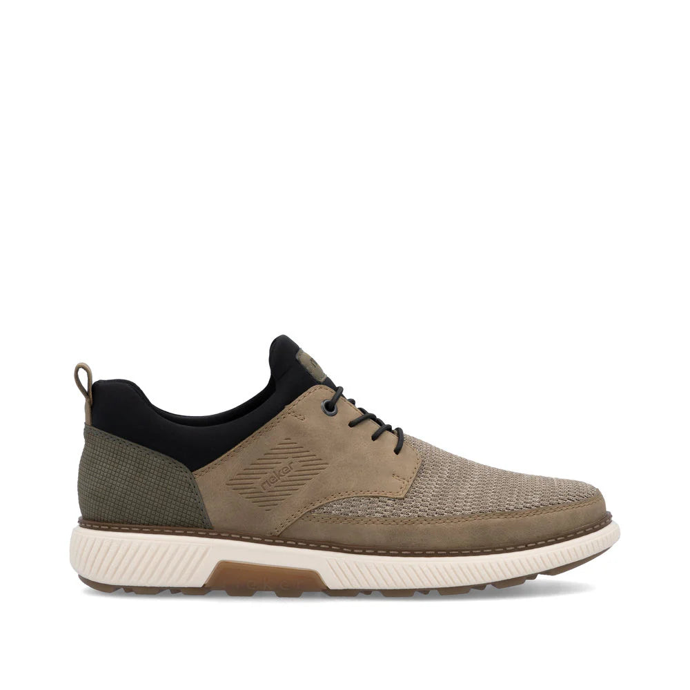 Rieker B3354 Tan Men's Comfortable Casual Shoes for Walking, Office & Everyday Wear