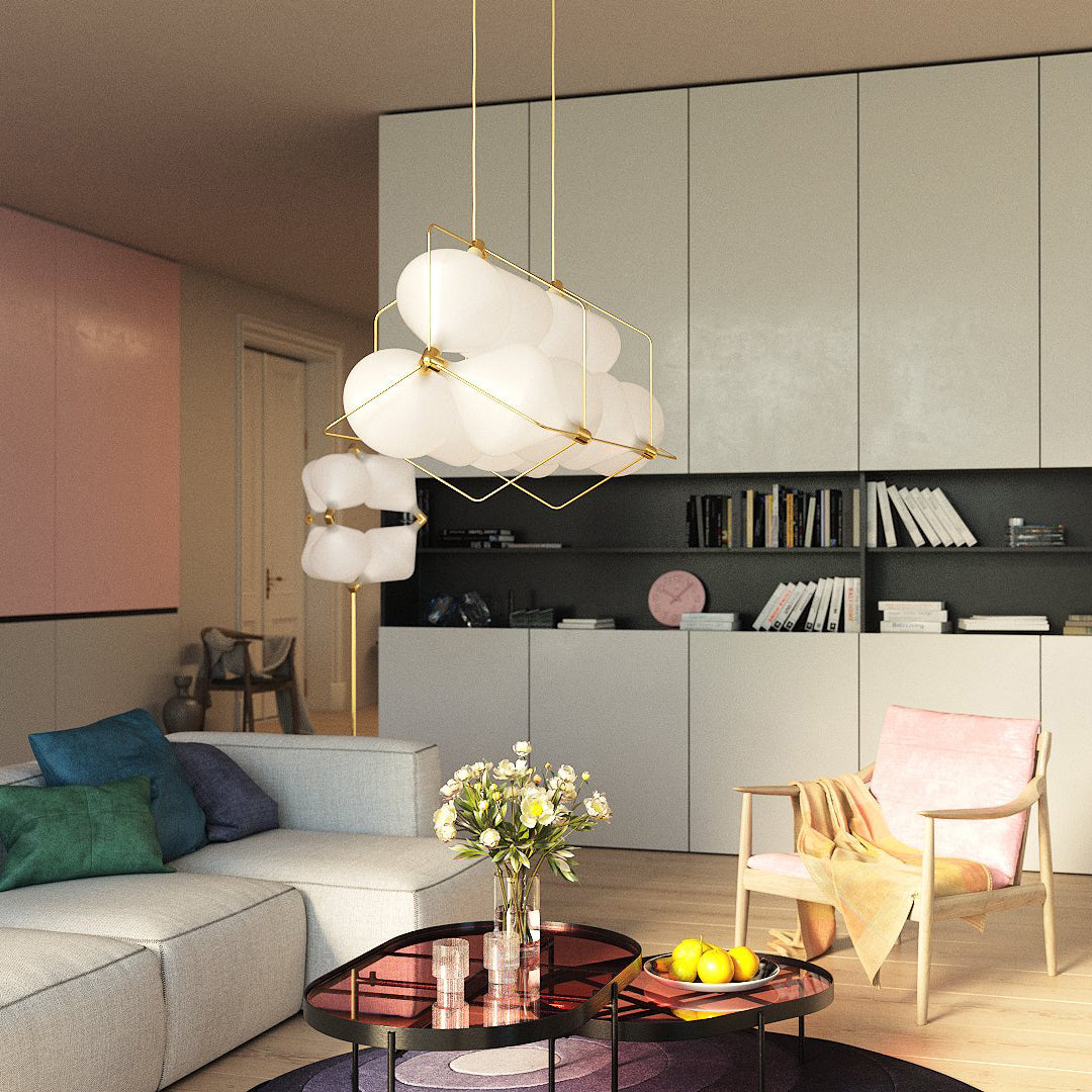 Stylish Clover Pendant Lamp - Modern 4-Leaf Clover Design Ceiling Light Fixture for Kitchen Island, Dining Room & Bedroom Decor