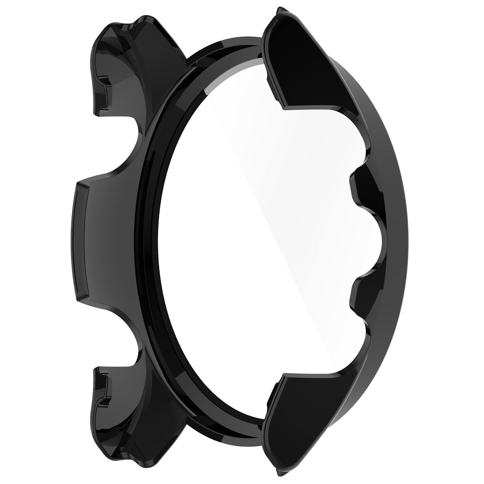 **MOTONG PC Full Coverage Protective Case & Tempered Glass Screen Protector for Garmin Forerunner 255 – Durable, Scratch-Resistant, Anti-Fingerprint (PC Black) – Perfect for Running, Swimming & Outdoor Sports**