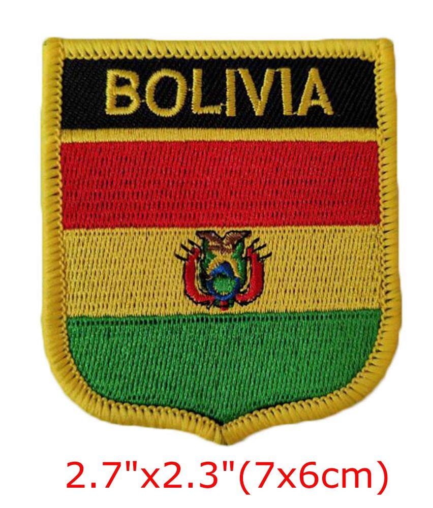 Tactical Patches for Bolivia - Iron On & Sew On Military Morale Badges - Perfect for Jackets, Backpacks & Uniforms