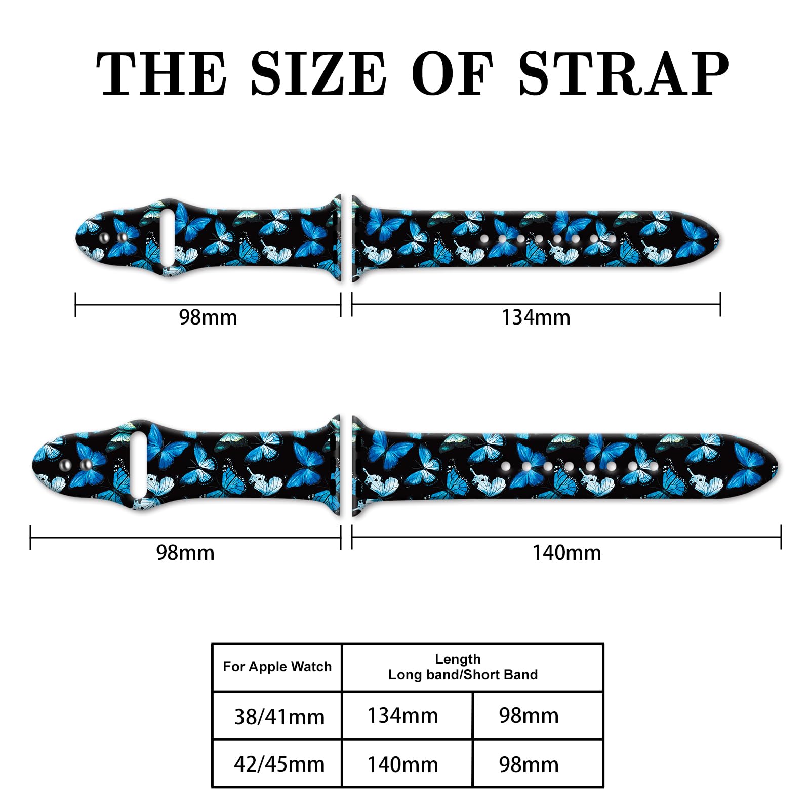 Fashionable Soft Silicone Watch Bands for Apple Watch 38mm 40mm 41mm - Adjustable Replacement Straps Compatible with iWatch Series 7/6/5/4/3/2/1/SE - Perfect for Women & Girls' Workouts, Running & Daily Wear