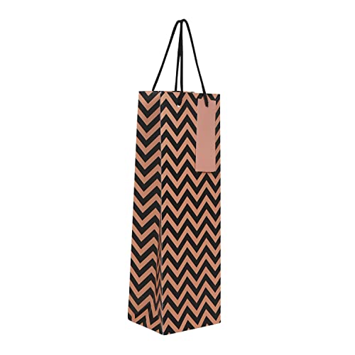 Peach and Black Wavy Pattern(Pack of 5)