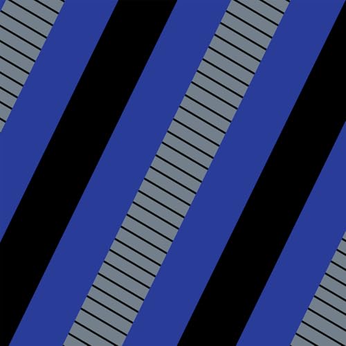 Black/Blue Stripes