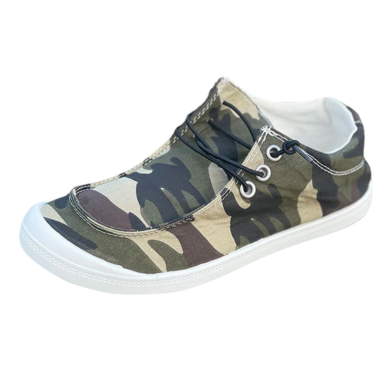 **Women's & Men's Lightweight Non-Slip Hiking Shoes - Trail Running, Trekking & Camping Sneakers for Outdoor Adventures - B46 Camouflage Design**