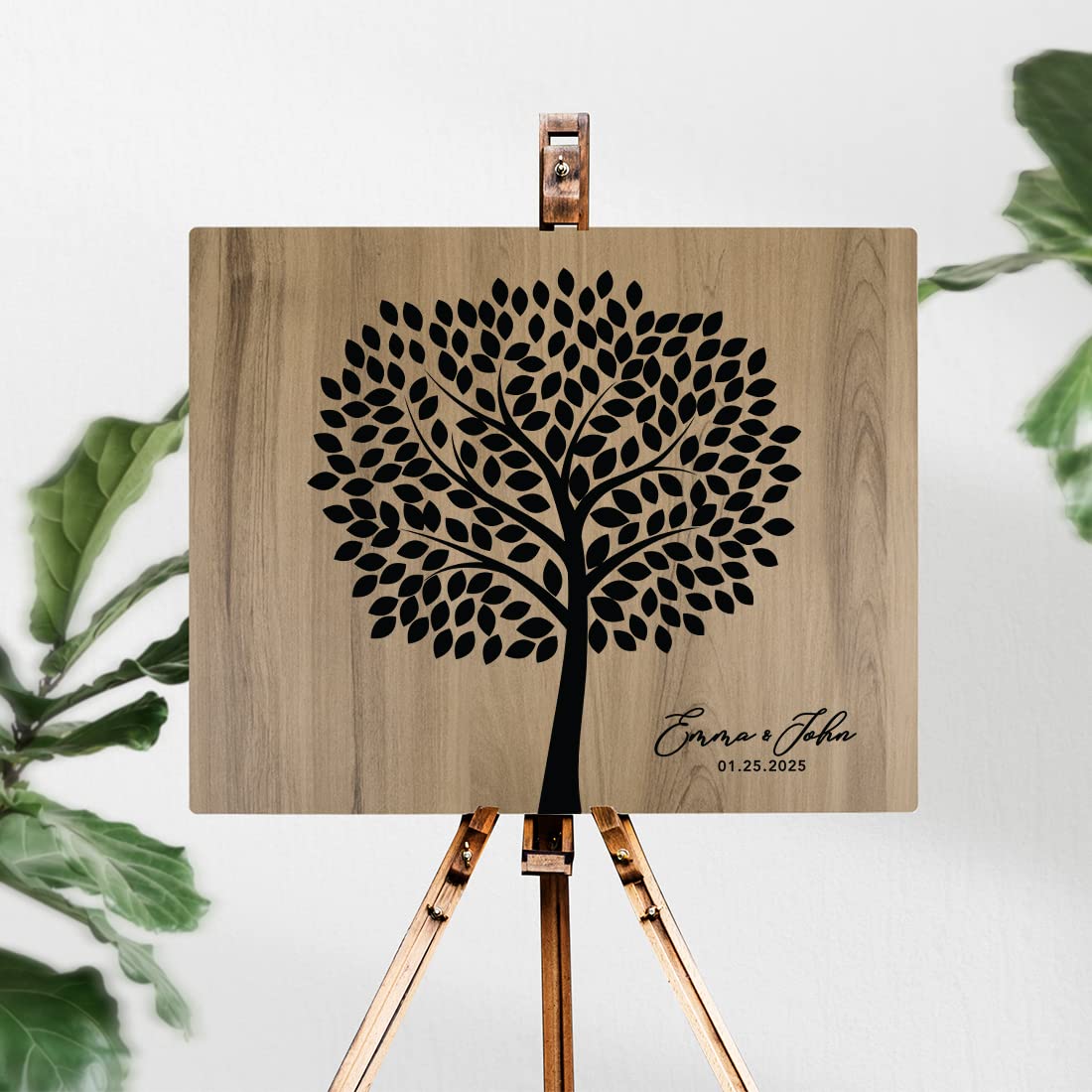Custom Wooden Welcome Sign for Wedding - 16