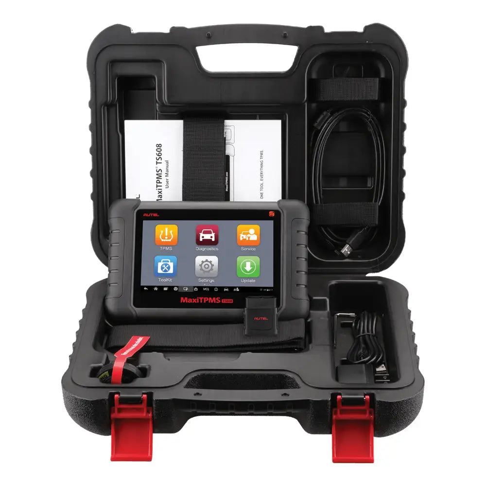 Autel MaxiTPMS TS608 3-in-1 Diagnostic Tool - TPMS Sensor Programming, Vehicle Service & System Diagnostics | Perfect for Auto Shops & DIY Car Maintenance