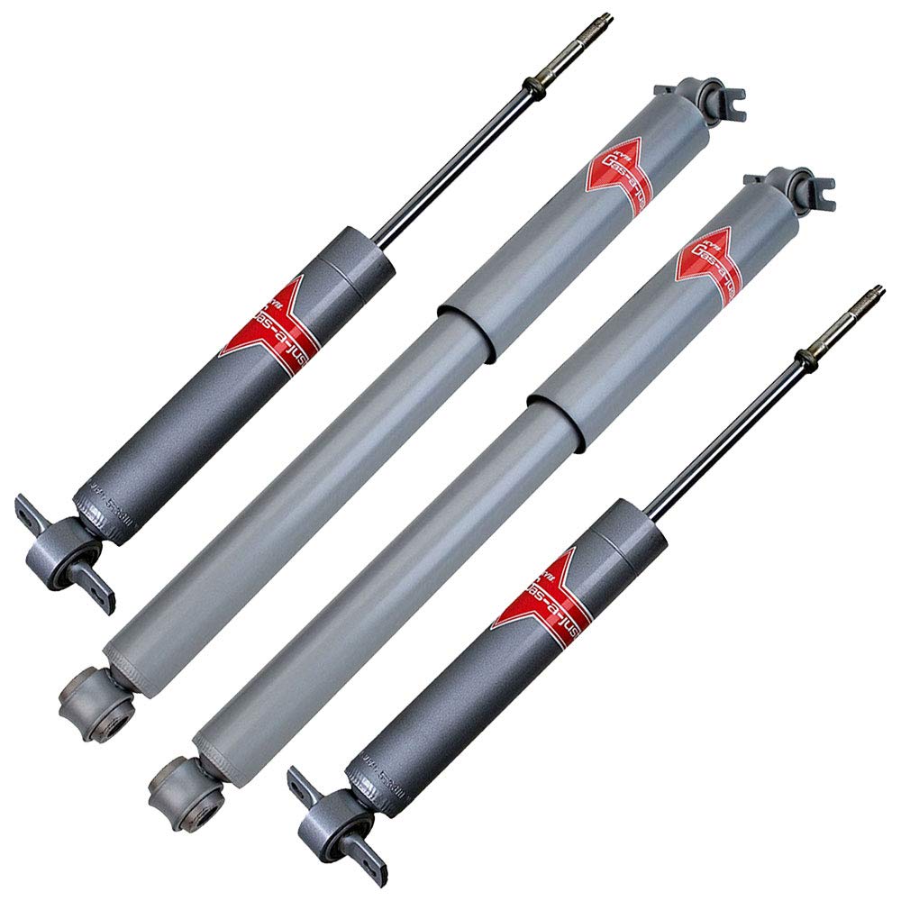BuyAutoParts 77-62008AX Gas-A-Just Shocks & Struts Set of 4 for Chevy El Camino & Pontiac Catalina - Premium Ride Comfort & Handling - Perfect for Daily Driving, Road Trips & Classic Car Restoration