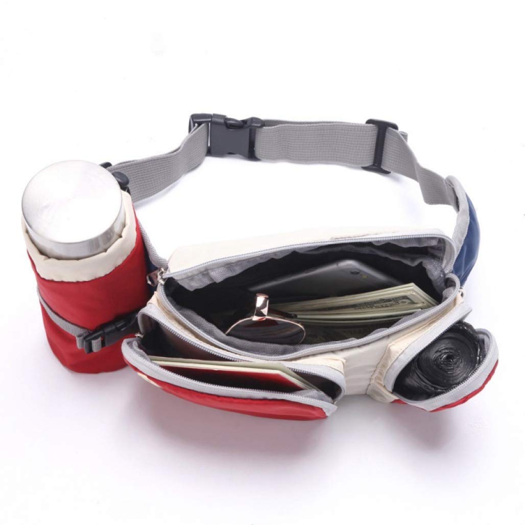 Premium Dog Training Treat Pouch with Water Bottle Holder - Adjustable Waist Belt for Puppy Treats & Rewards - Perfect for Outdoor Walks, Obedience Training & Pet Grooming Sessions