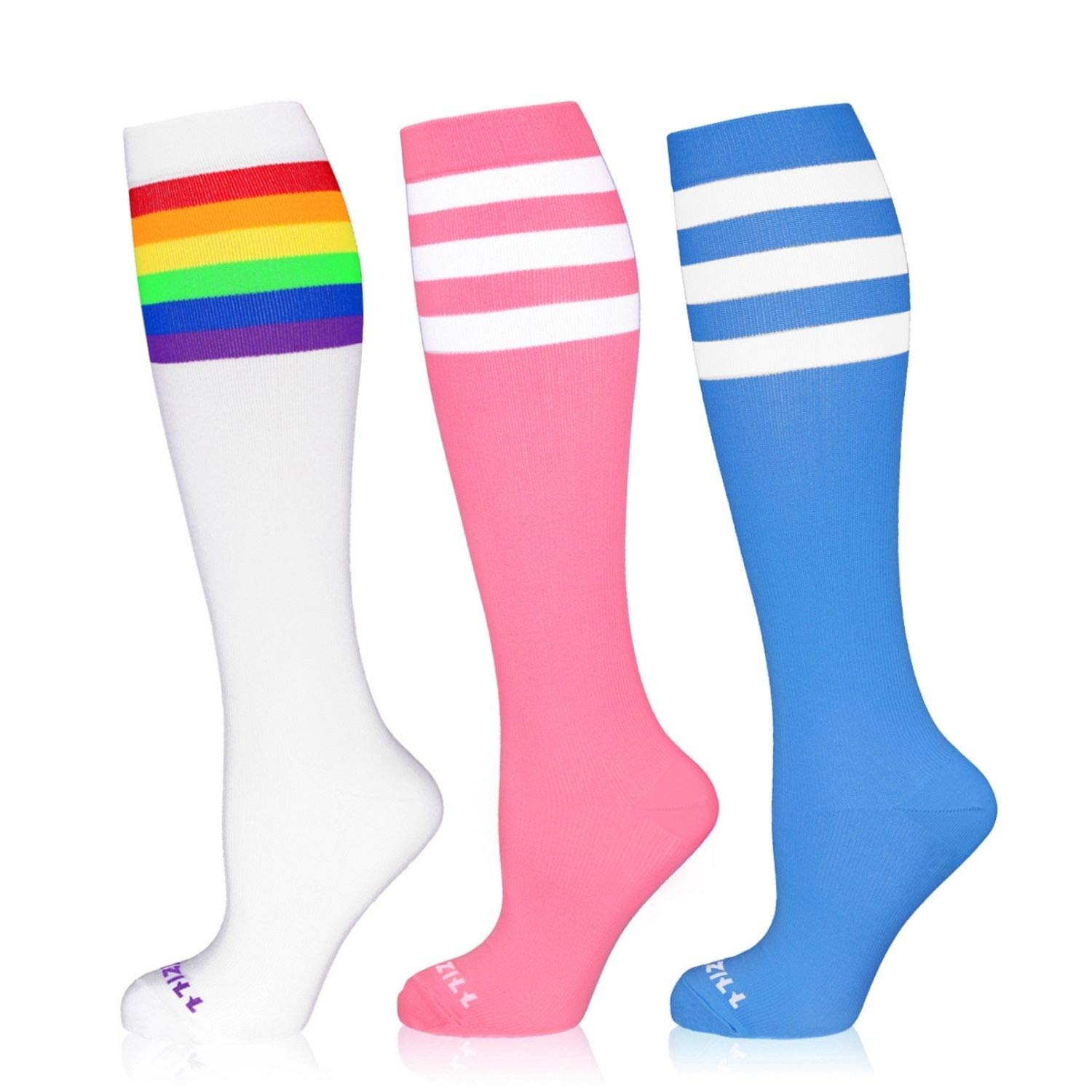 NEWZILL Medical Compression Socks 20-30 mmHg for Women & Men - Improve Circulation, Best for Running, Nursing, Hiking & Travel - Ideal for Athletes, Nurses & Frequent Flyers