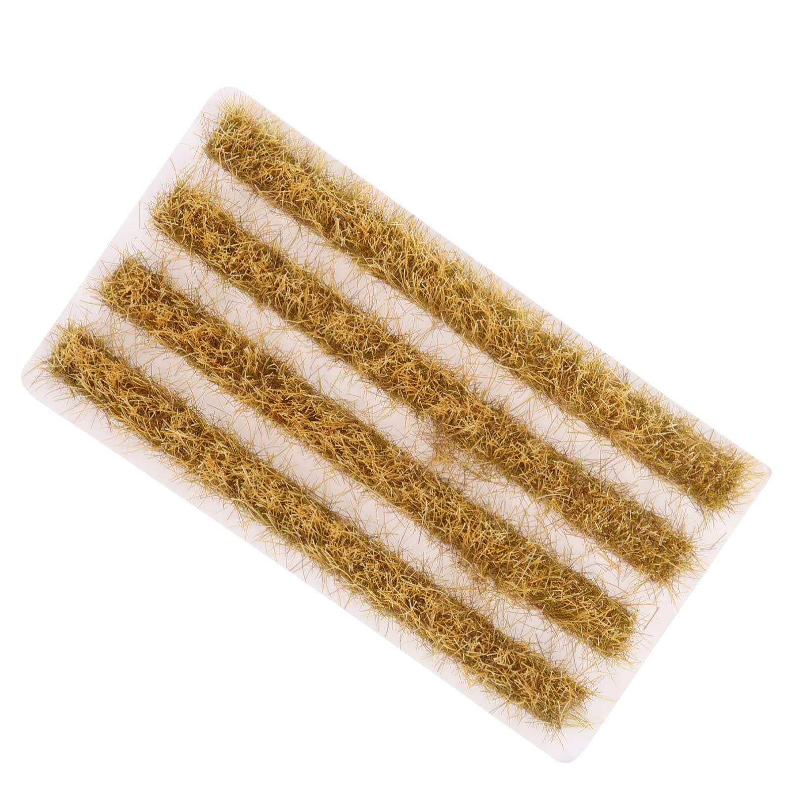 YARNOW 1 Set Static Grass Tufts - Miniature Rice Field & Railway Scenery Artificial Grass for Model Train Layouts, Dioramas & Sand Table Displays - Perfect for HO Scale Landscaping & DIY Terrain Projects