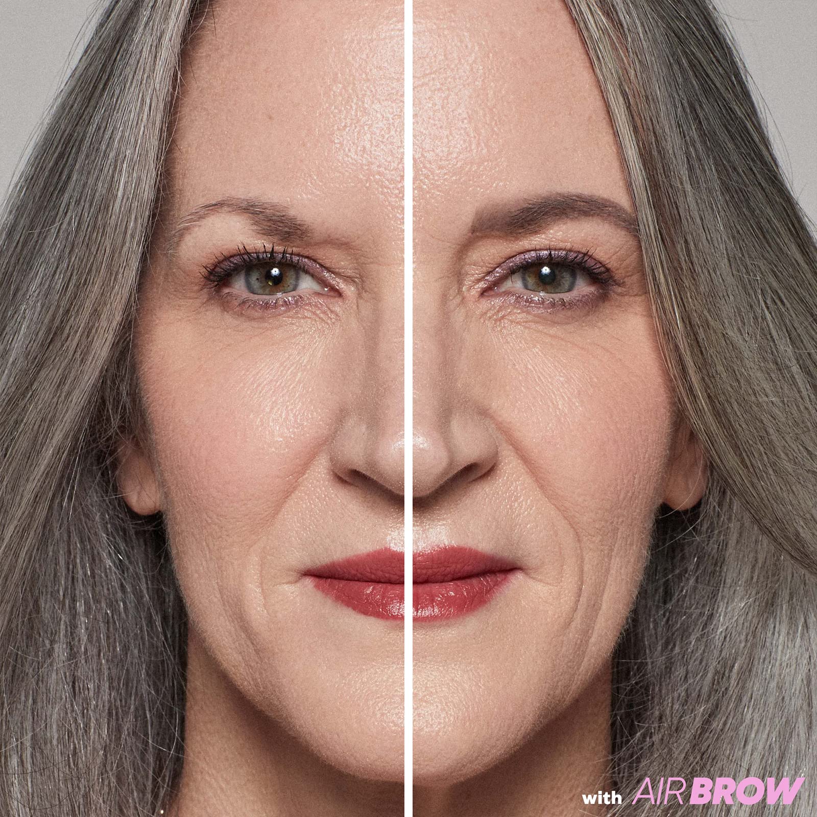 Kosas Air Brow Tinted Gel - Clean & Vegan Eyebrow Makeup for Fluffy, Full Brows | Long-Lasting Grey Tint | Perfect for Everyday Natural Look & Special Occasions