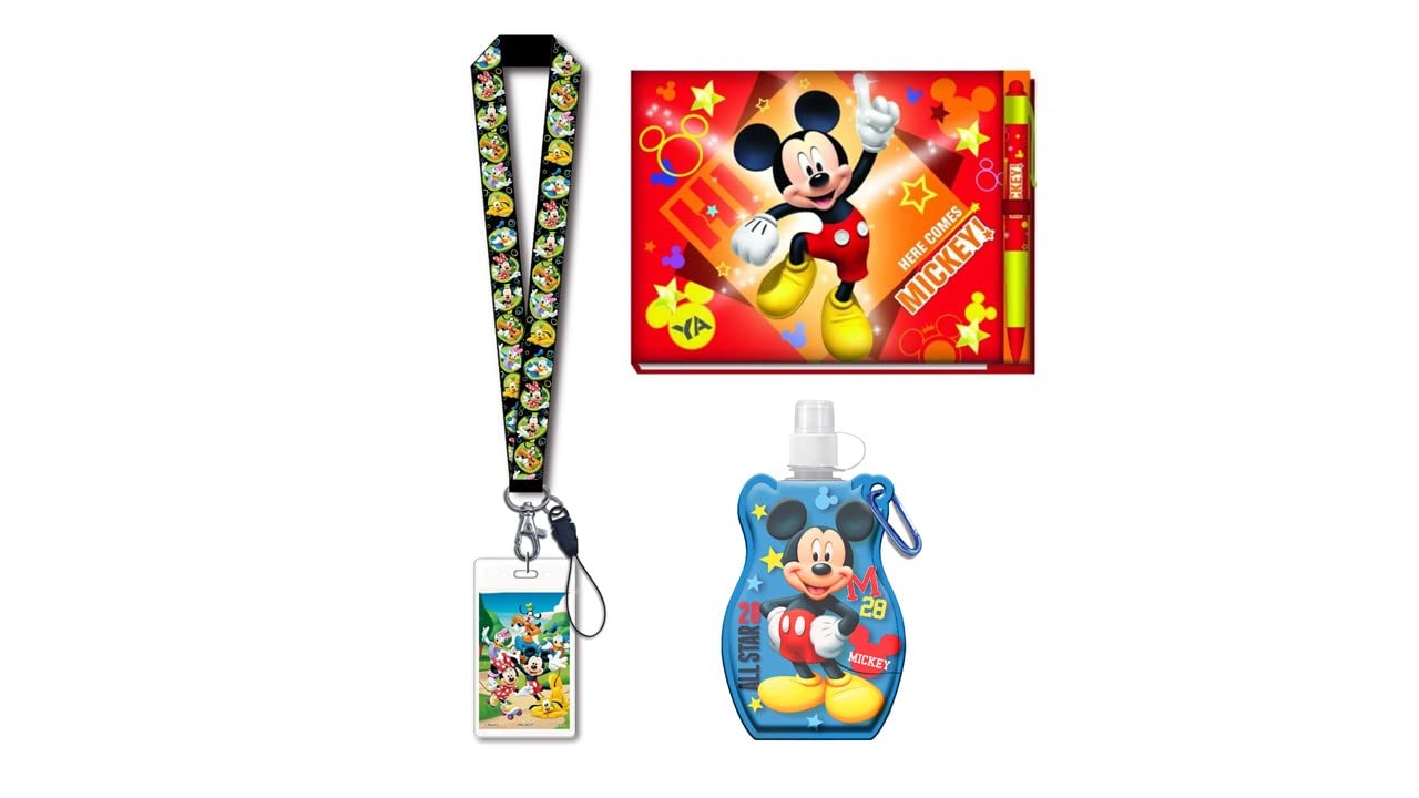 Disney Autograph Book & Lanyard Set for Kids - Perfect for Disneyland Trips & Character Meetups