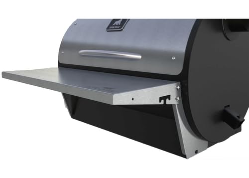 GRILLA Front Shelf for Silverbac Pellet Grill Alpha (WiFi) - Heavy Duty Stainless Steel Accessory for Outdoor Grilling, BBQ, Smoking & Camping Cooking