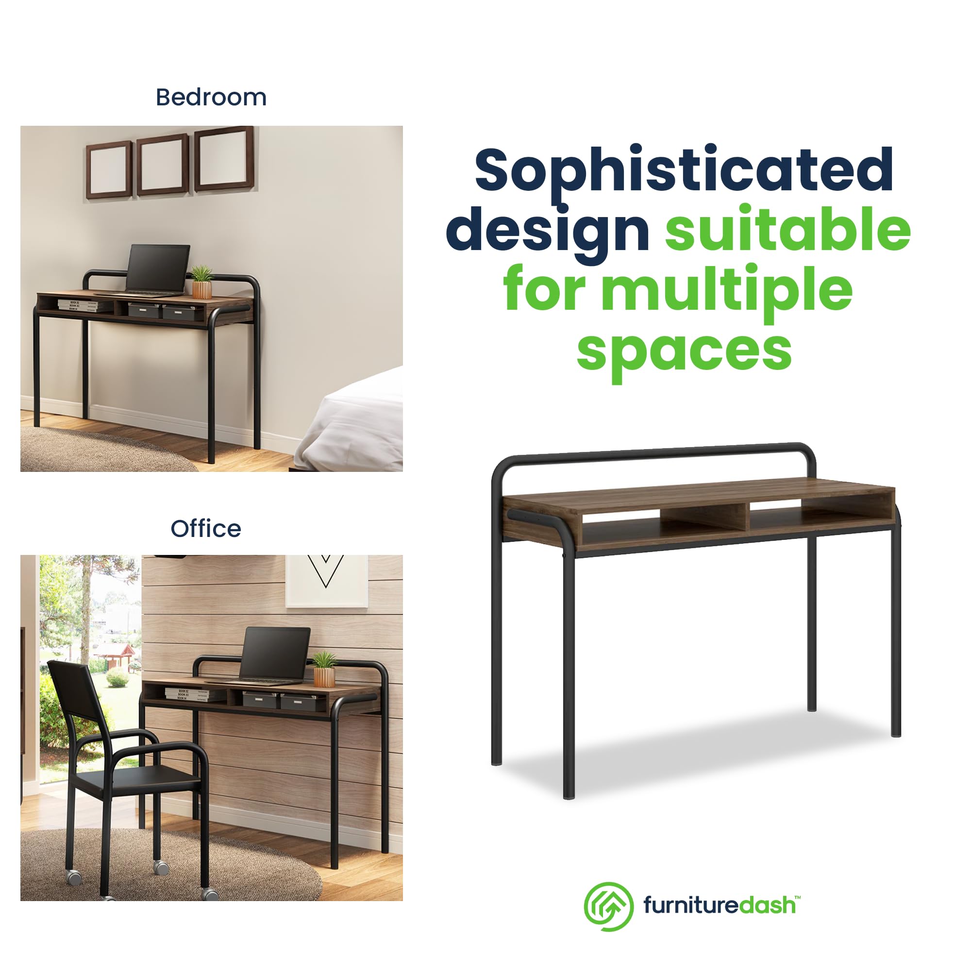 Modern Industrial Office Desk - 46