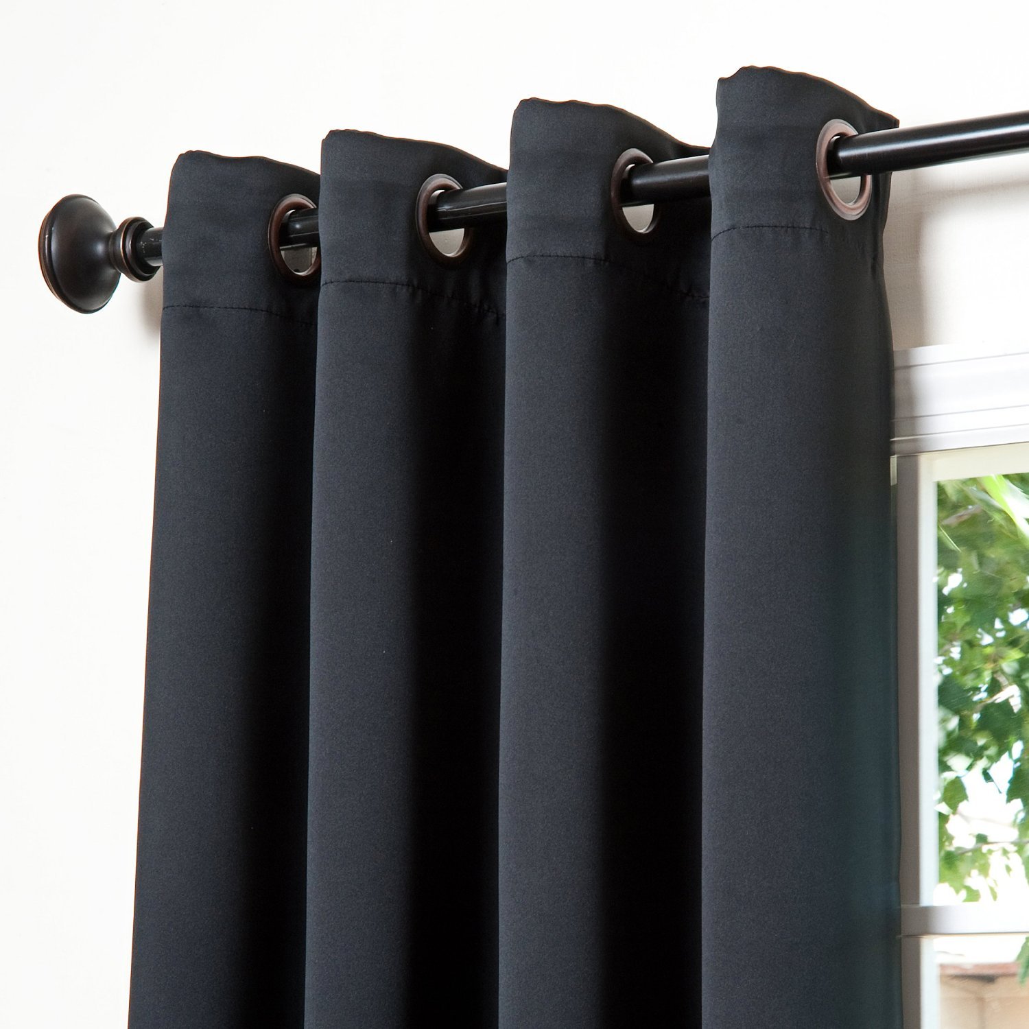 Macochico 156 Inch Extra Long Blackout Curtains - Set of 2 Grommet Panels (50