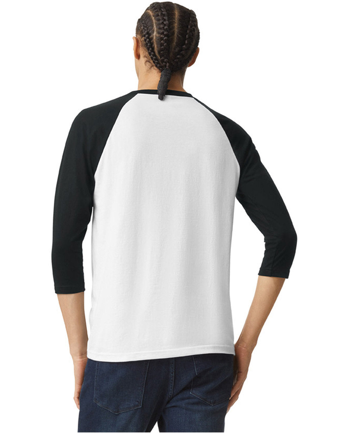 American Apparel 2003CVC Unisex Raglan T-Shirt | Soft Cotton Blend Tee for Men & Women | Perfect for Casual Wear, Gym & Street Style