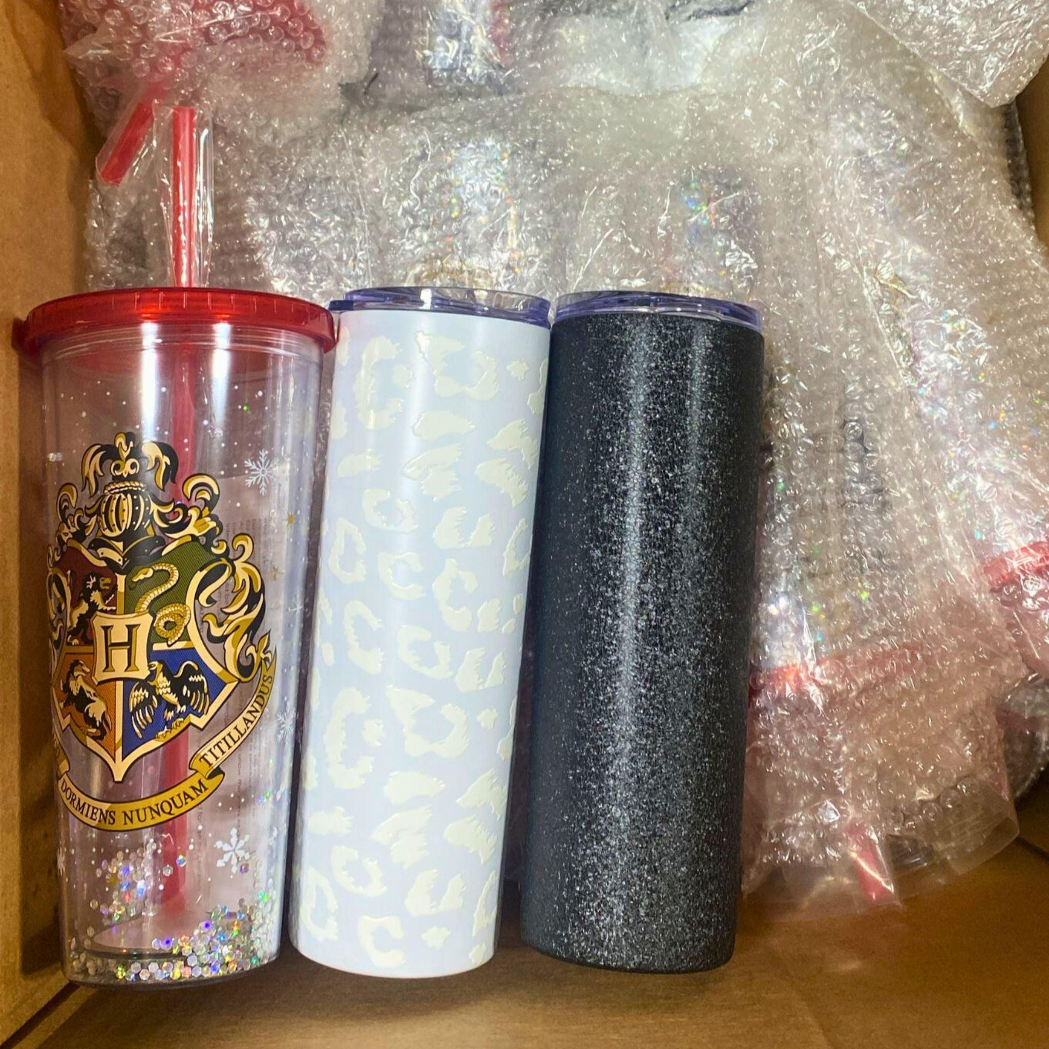 Harry Potter Tumbler & Modern Expressions Slim Mugs Set - 50 Pcs Bulk Wholesale - Perfect for Coffee, Tea & Hot Chocolate at Home, Office or Gifts