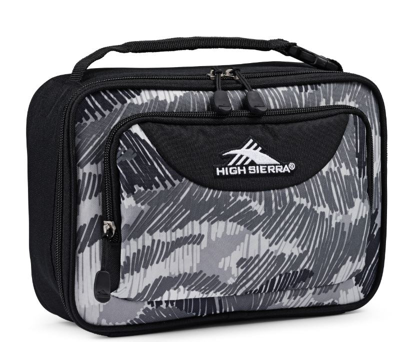 High Sierra Insulated Lunch Box - Leak-Proof Single Compartment Cooler Bag for Work, School & Picnics - BPA-Free Food Container for Adults & Kids