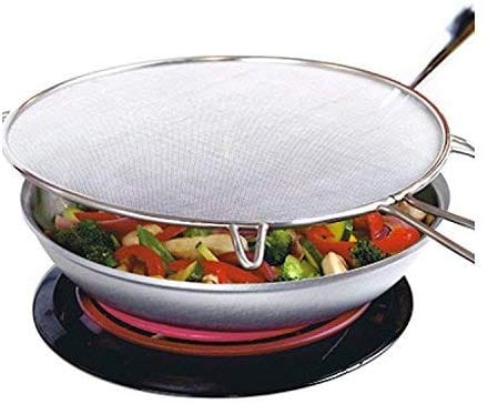 Splatter Guard for Cooking - Oil Splatter Screen for Frying Pan, Stove Top - Perfect for Sauteing, Frying, Grilling - Durable & Easy to Clean Kitchen Splash Guard