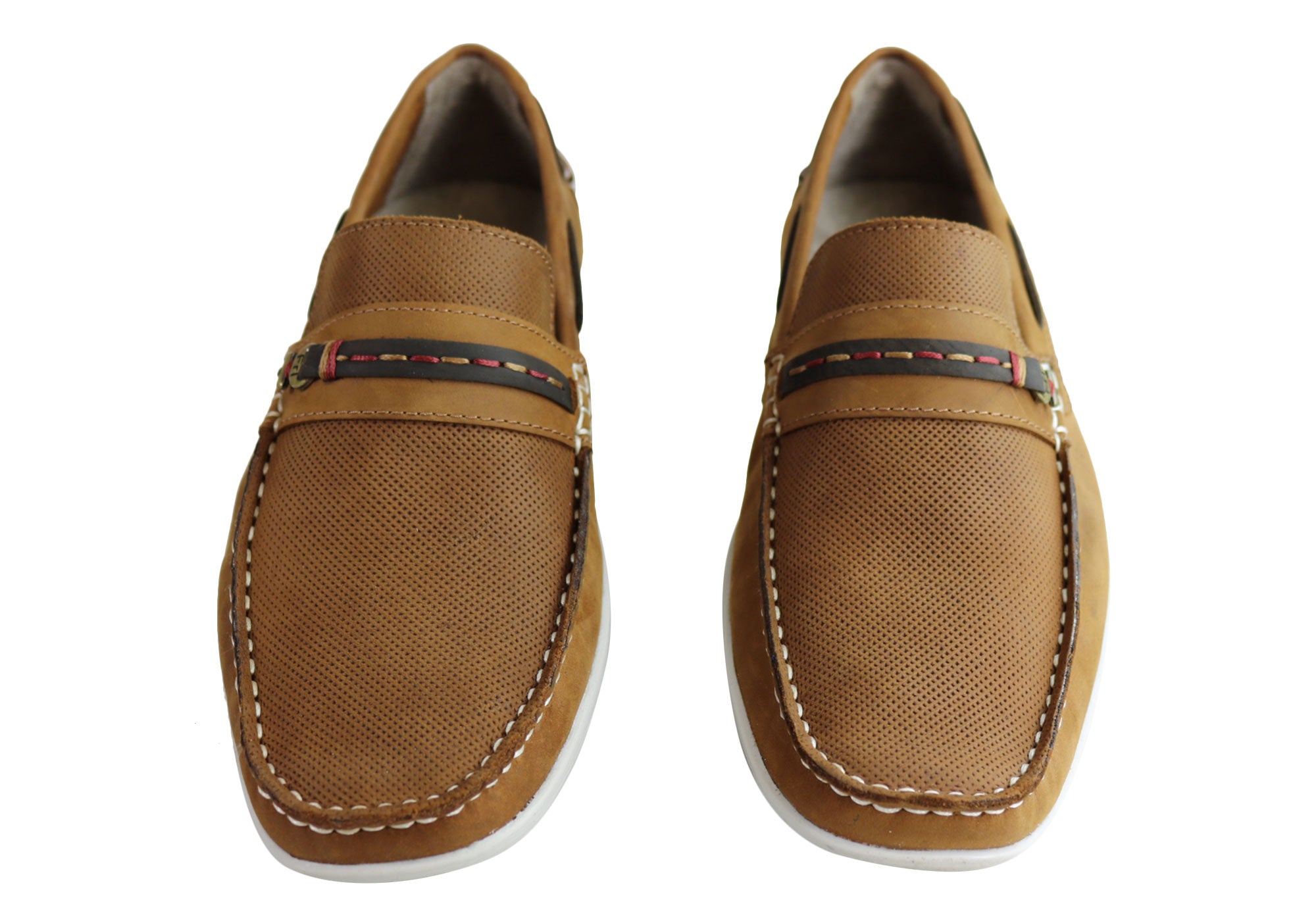 Ferricelli Jarrod Men's Genuine Leather Loafers with Cushioned Comfort - Handcrafted in Brazil - Perfect for Business Casual & Office Wear