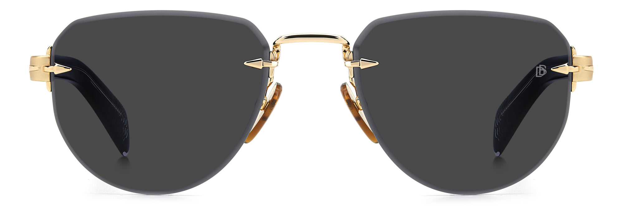 David Beckham DB7144/S Sunglasses - Polarized UV Protection Aviator Style for Men & Women - Perfect for Driving, Outdoor Sports & Fashion Accessories